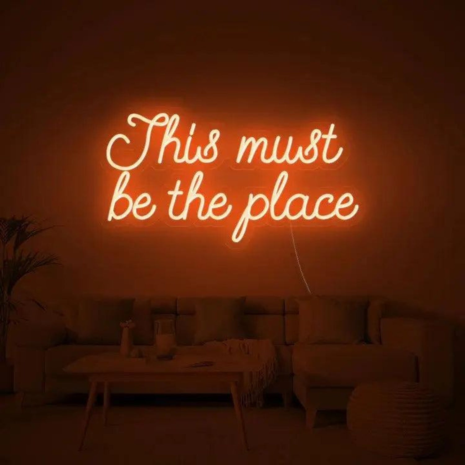 This Must Be The Place Led Neon Sign For Indoor Wall Decor | Shineneon