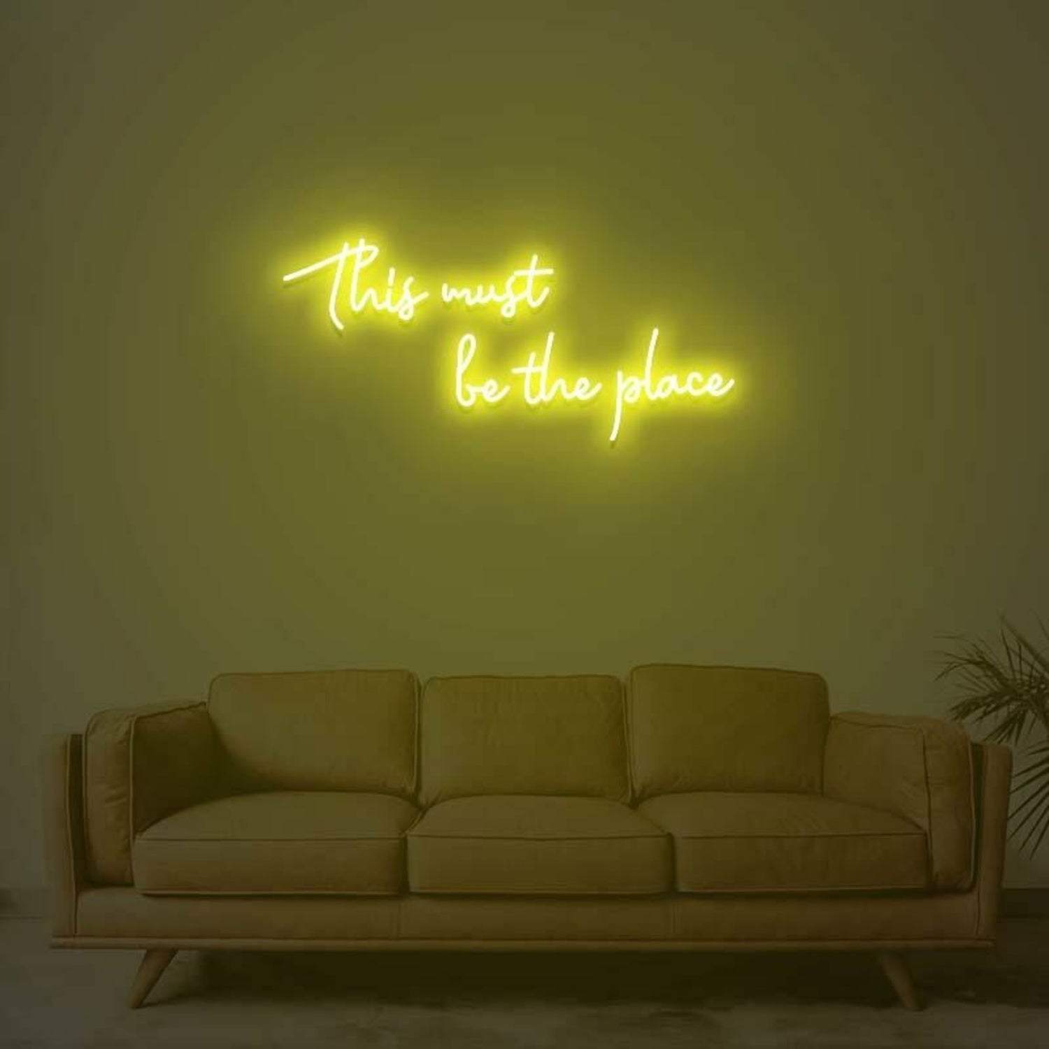This Must Be The Place Led Neon Sign For Modern Living Rooms And Offices | Shineneon