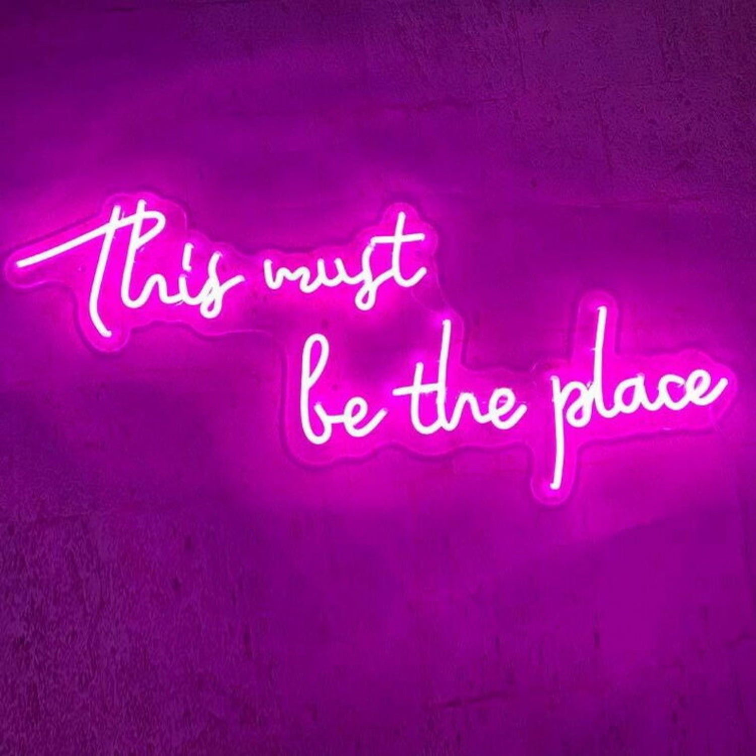 This Must Be The Place Led Neon Sign For Modern Living Rooms And Offices | Shineneon