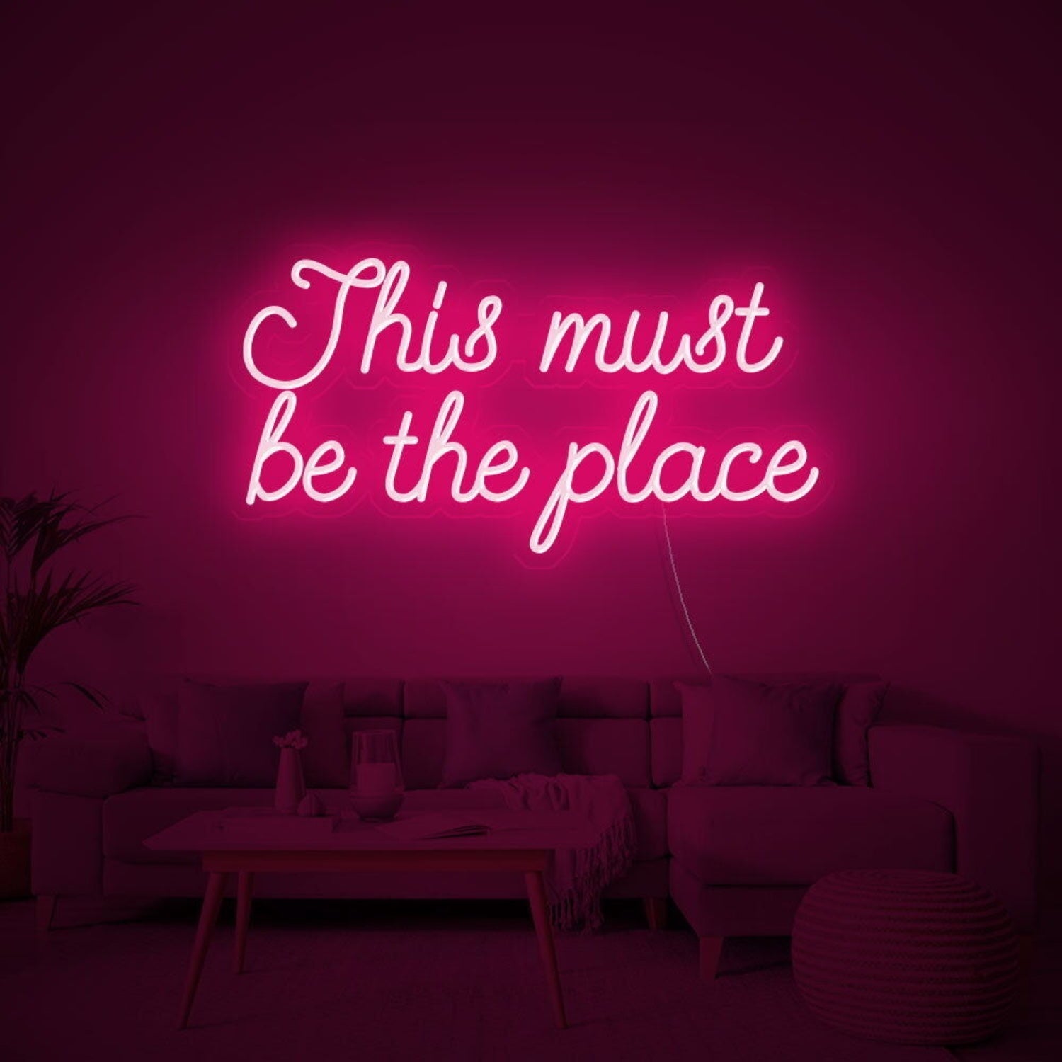 This Must Be The Place Led Neon Sign For Wall Decor - Shineneon