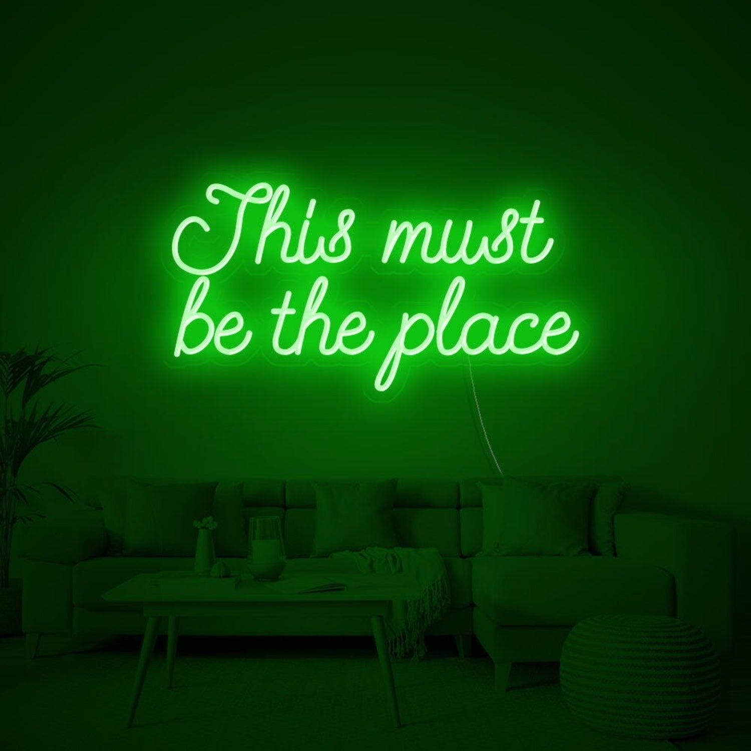 This Must Be The Place Led Neon Sign For Wall Decor - Shineneon
