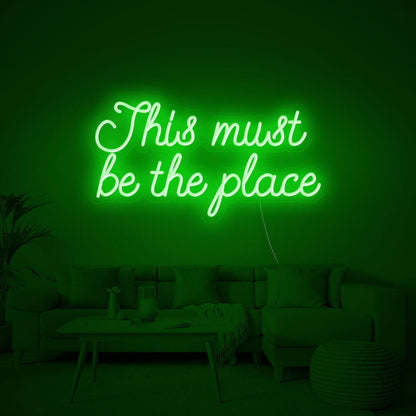This Must Be The Place Led Neon Sign For Wall Decor - Shineneon