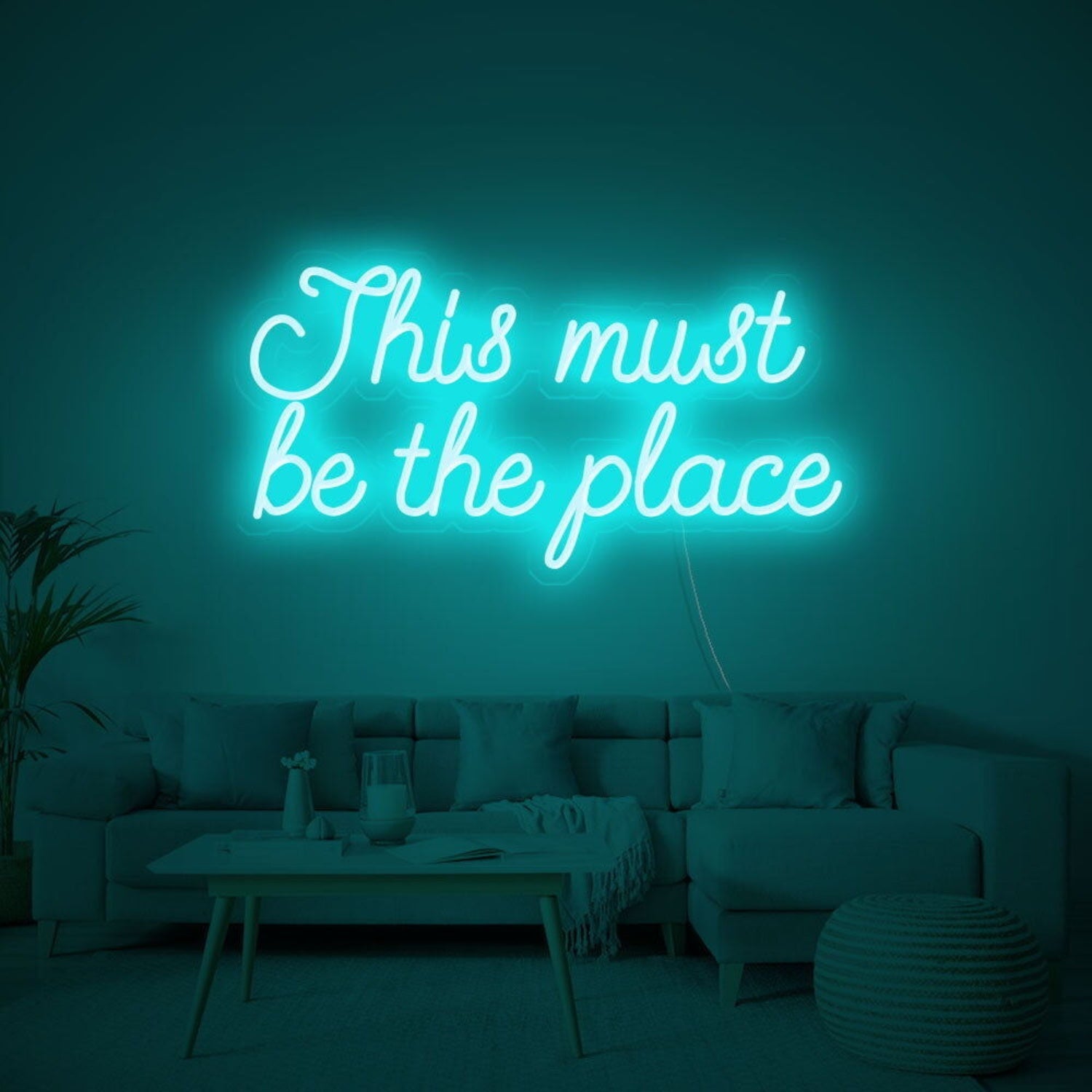 This Must Be The Place Led Neon Sign For Wall Decor - Shineneon