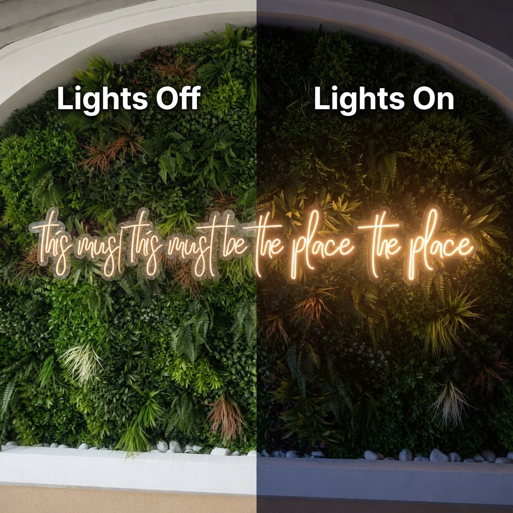 This Must Be The Place LED Neon Sign Home Art - Shineneon