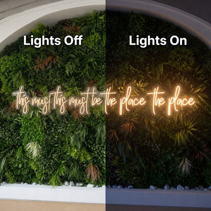 This Must Be The Place LED Neon Sign Home Art - Shineneon