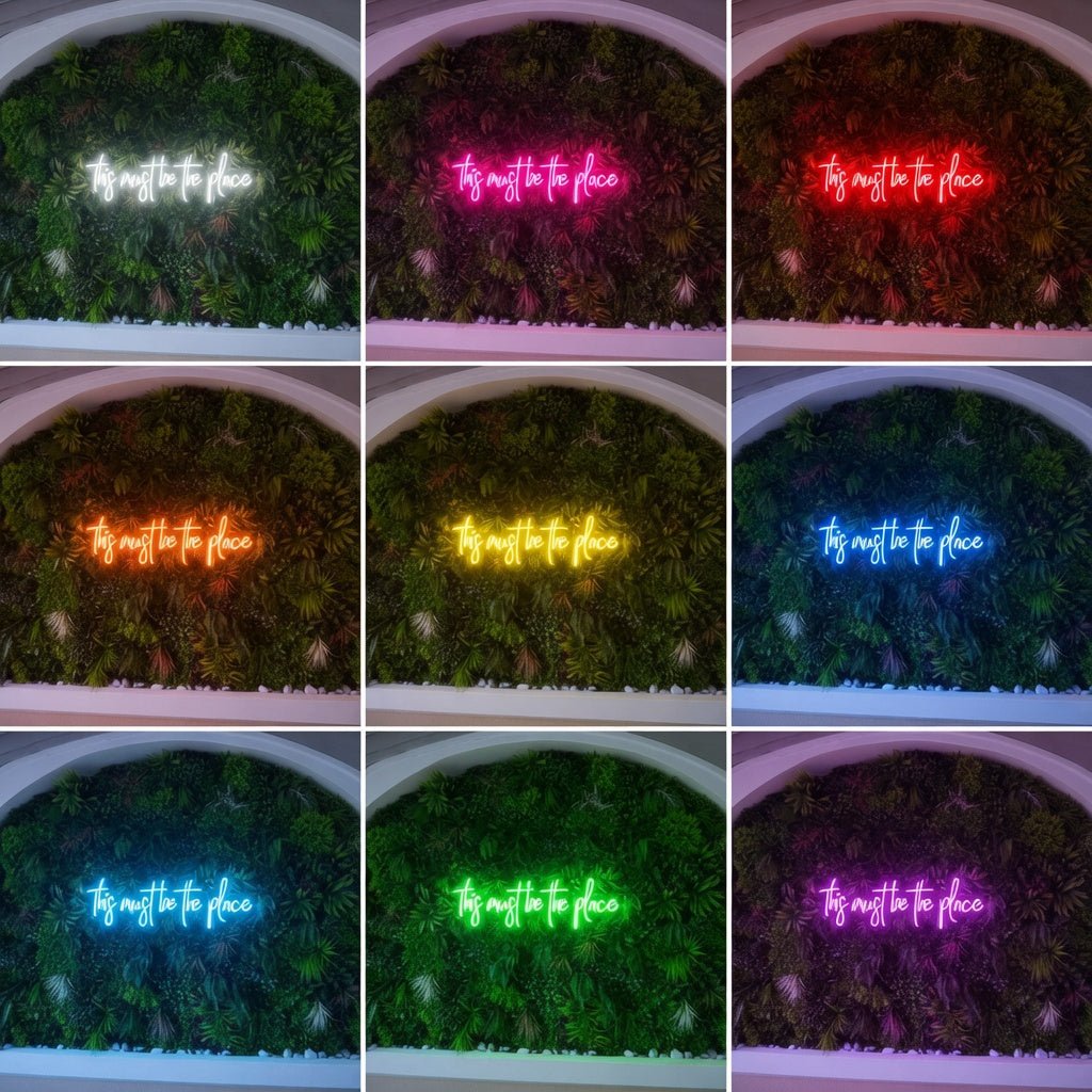 This Must Be The Place LED Neon Sign Home Art - Shineneon