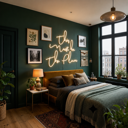 This Must Be The Place LED Neon Sign Home Decor - 01 Original Product Image