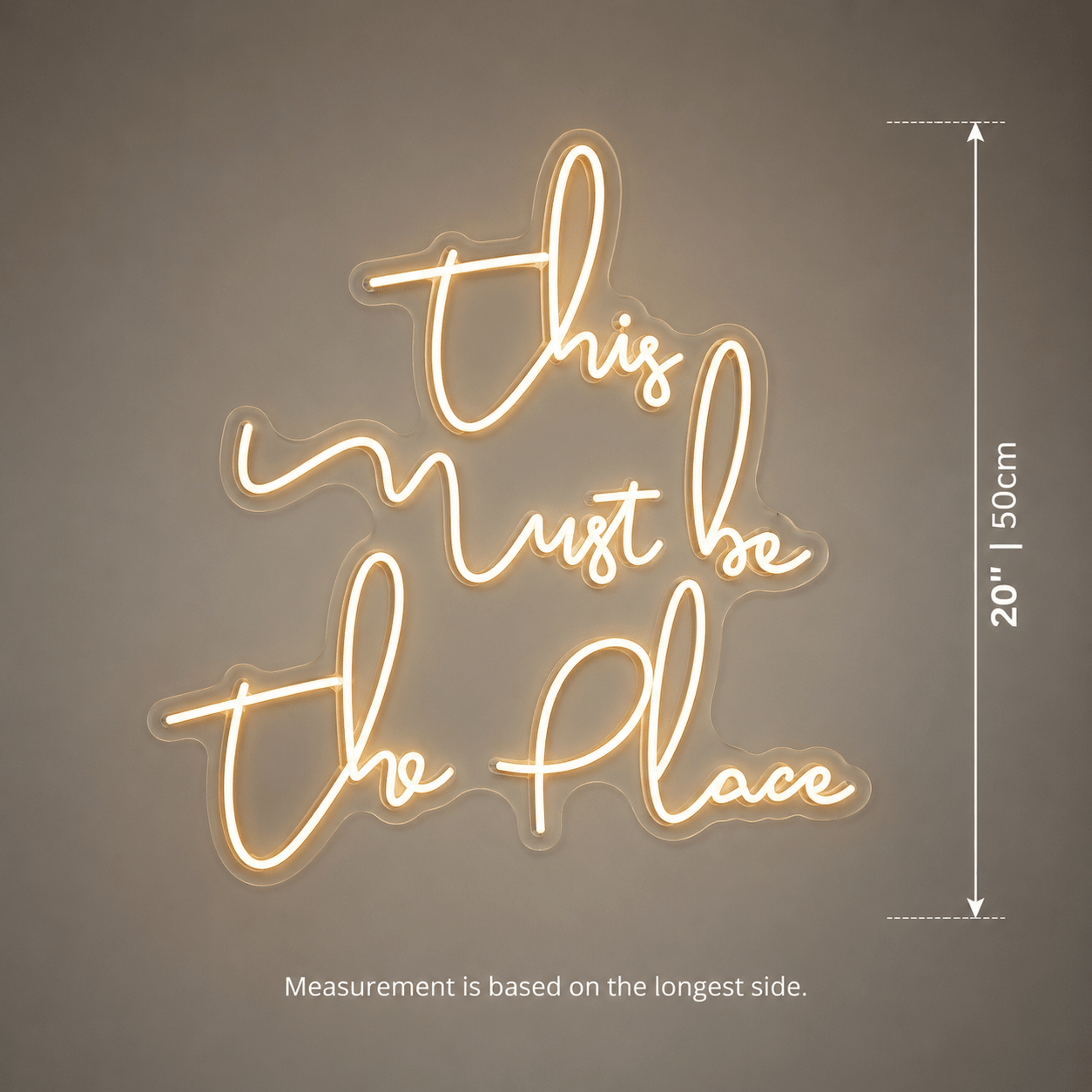 This Must Be The Place LED Neon Sign Home Decor - Shineneon