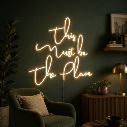 This Must Be The Place LED Neon Sign Home Decor - Shineneon
