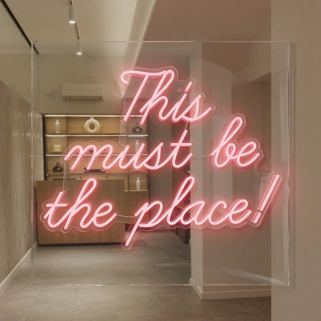 This Must Be The Place LED Neon Sign Home Decor Wall Neon Sign - Shineneon