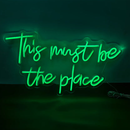 This Must Be The Place Led Neon Sign To Light Up Your Space | Shineneon