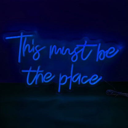 This Must Be The Place Led Neon Sign To Light Up Your Space | Shineneon