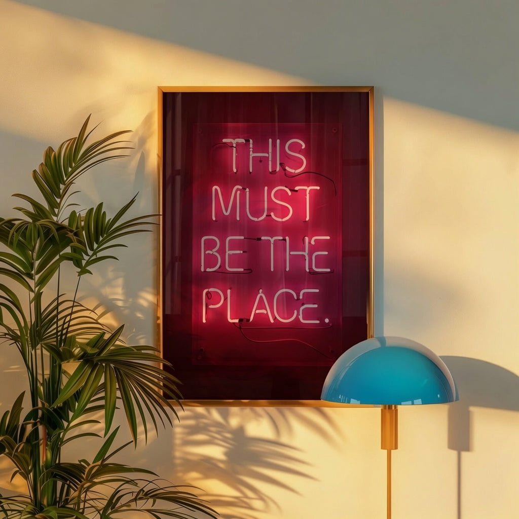 This Must Be The Place LED Neon Sign Wall Art Wall Neon Sign - Shineneon