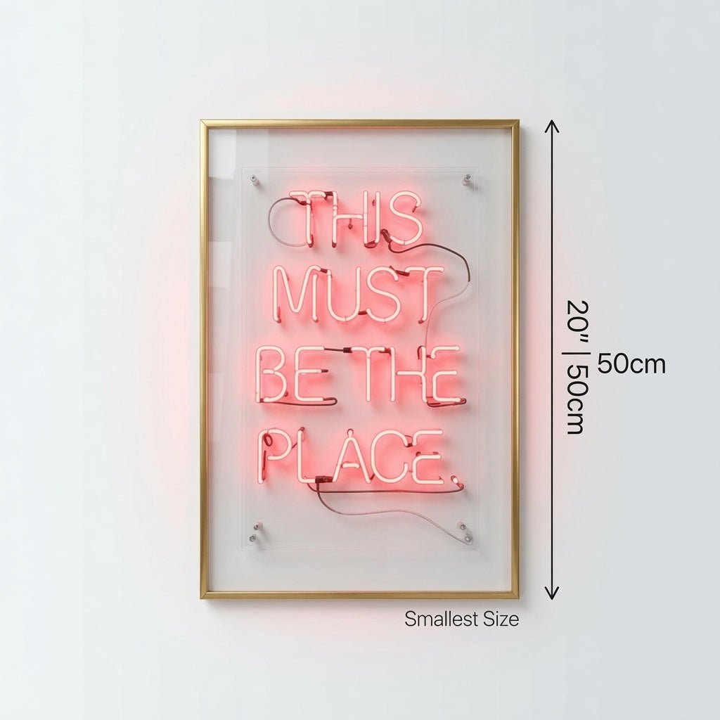 This Must Be The Place LED Neon Sign Wall Art Wall Neon Sign - Shineneon