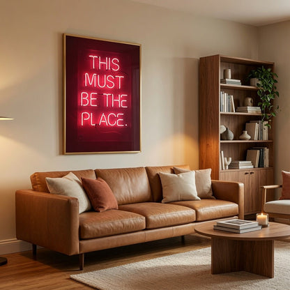 This Must Be The Place LED Neon Sign Wall Art Wall Neon Sign - Shineneon
