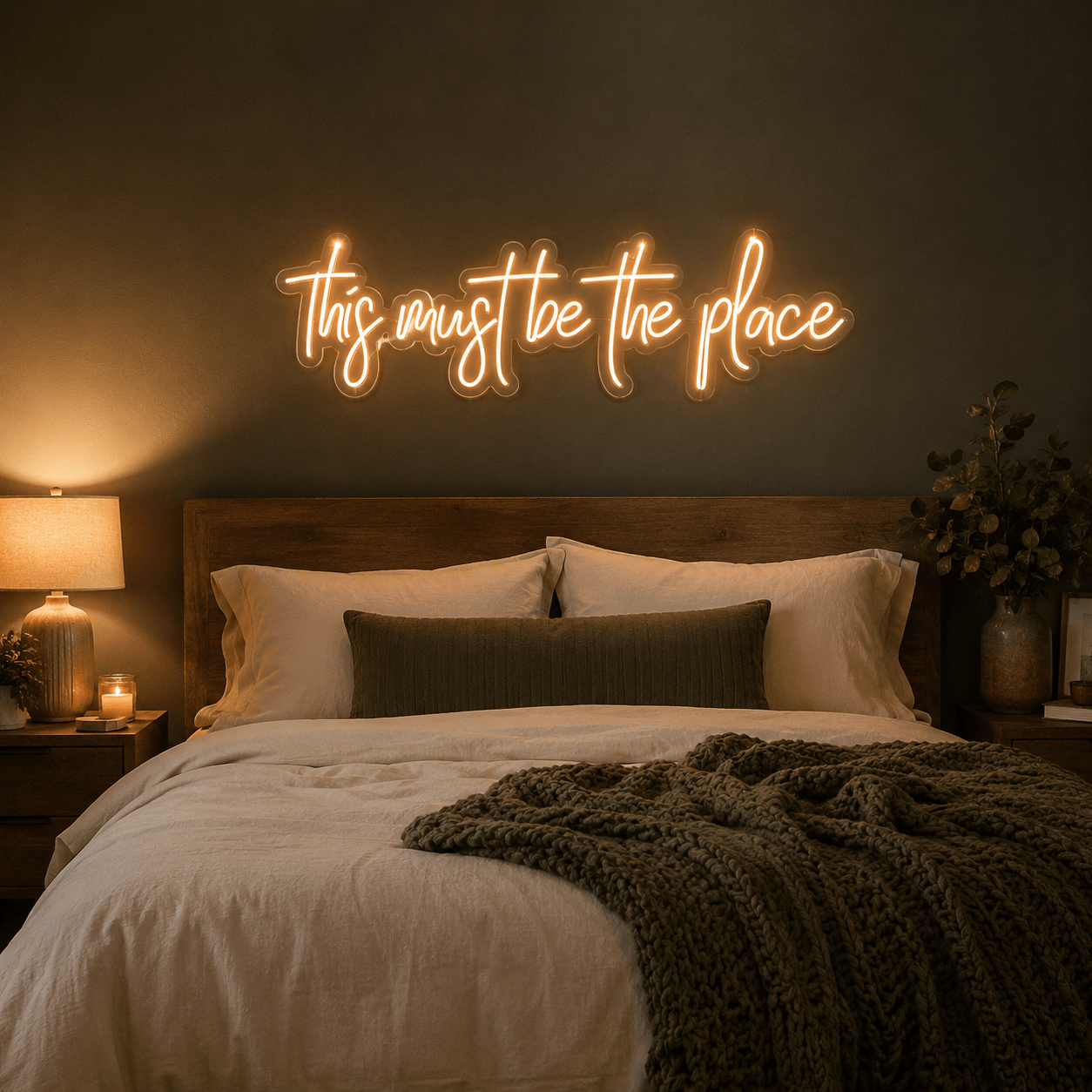 This Must Be The Place LED Neon Sign Wall Neon Sign - Shineneon