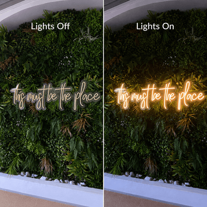 This Must Be The Place LED Neon Sign Wall Neon Sign - Shineneon