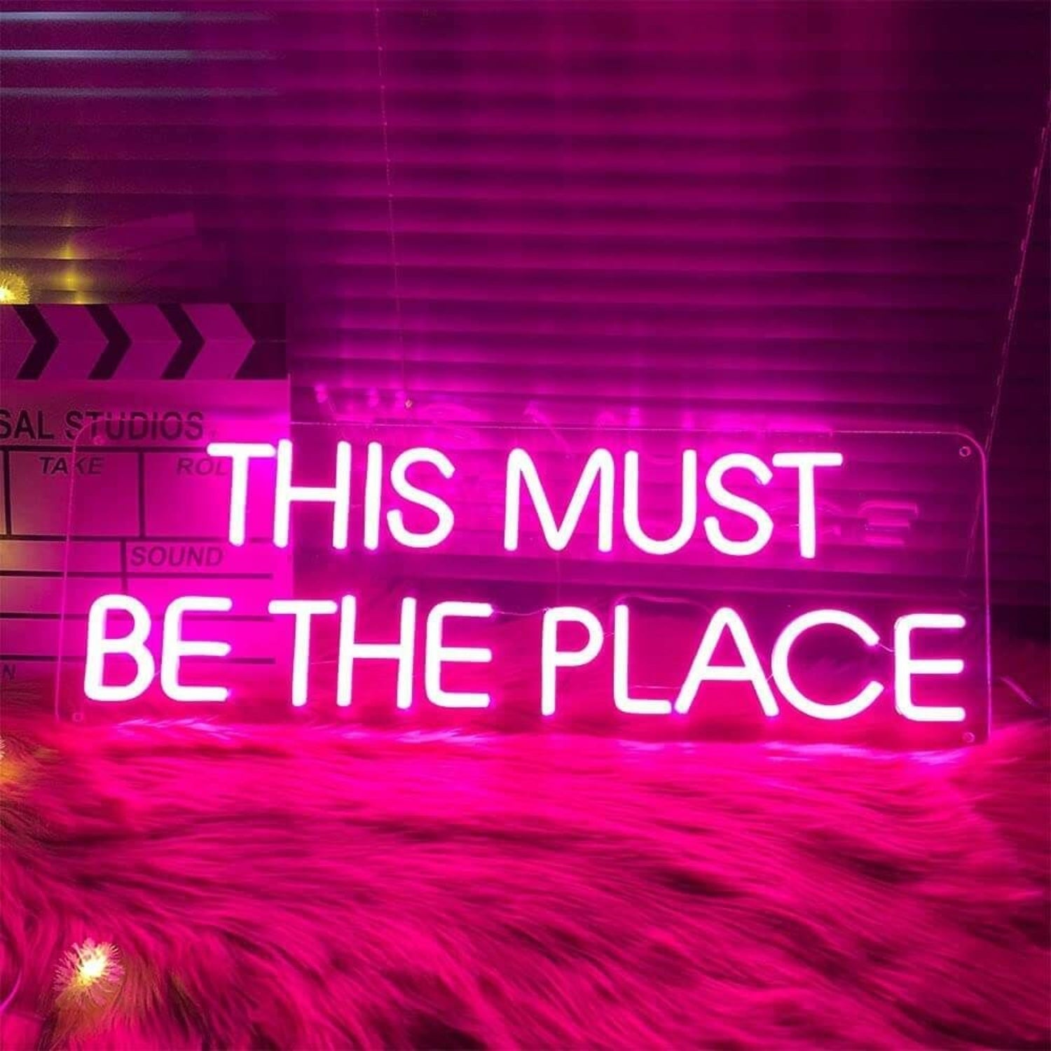 This Must Be The Place Led Neon Signs For Bedroom Wall Decor - Shineneon