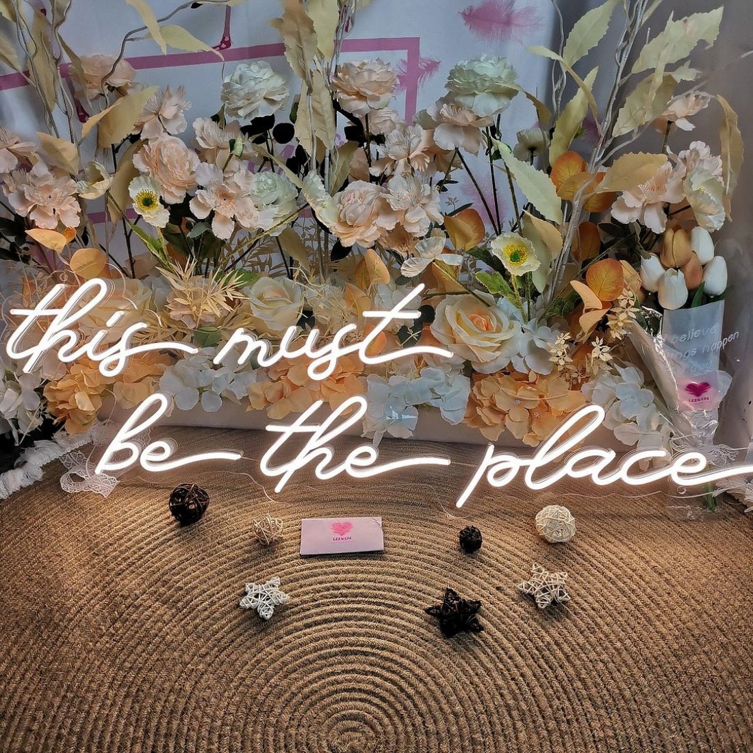This Must Be The Place Led Sign Business Neon Sign - Shineneon