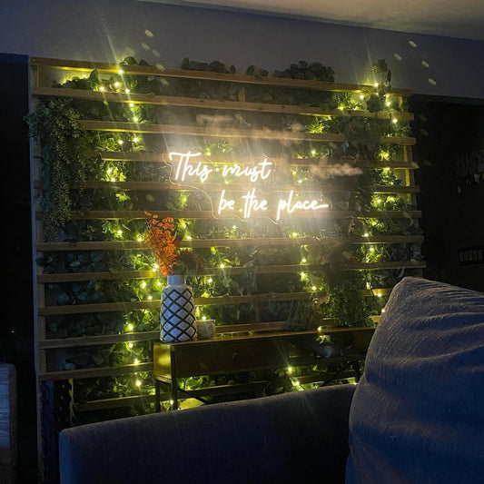 This Must Be The Place Led Sign Business Neon Sign Wall Decor