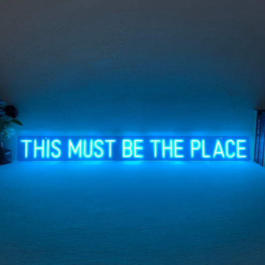 This Must Be The Place Led Sign Business Neon Signs Wall Decors