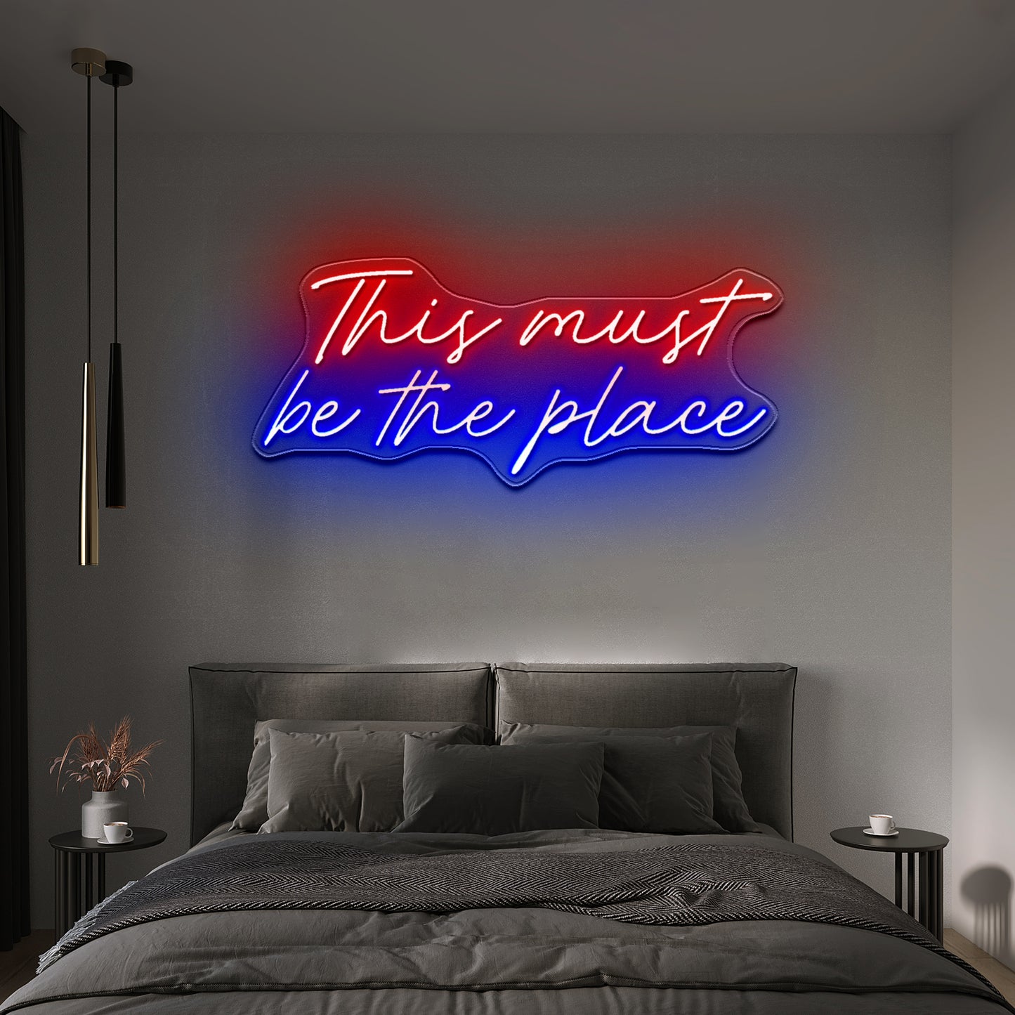 This Must Be The Place Neon Bar Sign