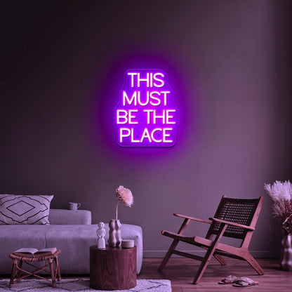 This Must Be The Place Neon Beer Sign - Shineneon