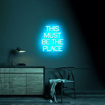 This Must Be The Place Neon Beer Sign - Shineneon