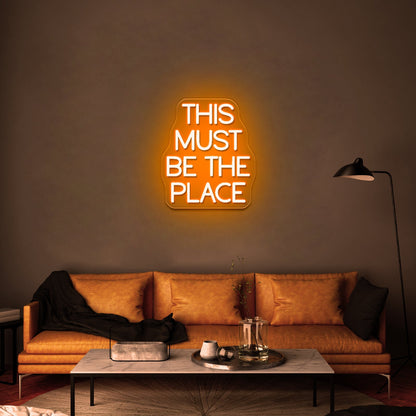 This Must Be The Place Neon Beer Sign - Shineneon