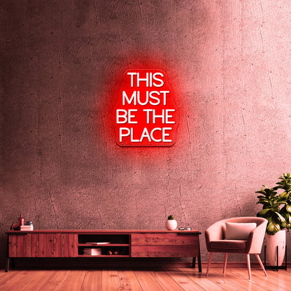 This Must Be The Place Neon Beer Sign - Shineneon