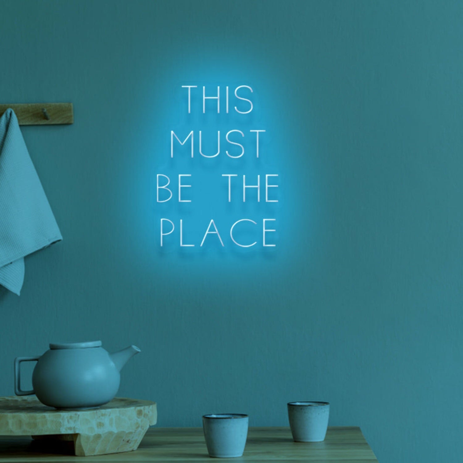 This Must Be The Place Neon Confirmation Of Belonging | Shineneon