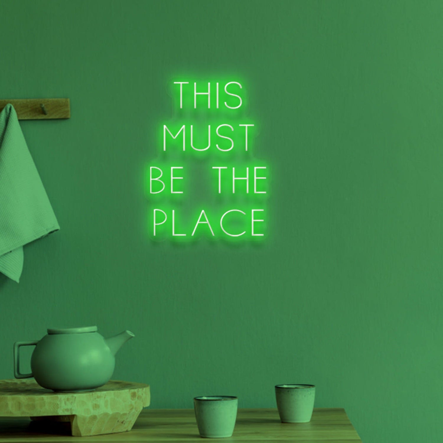 This Must Be The Place Neon Confirmation Of Belonging | Shineneon