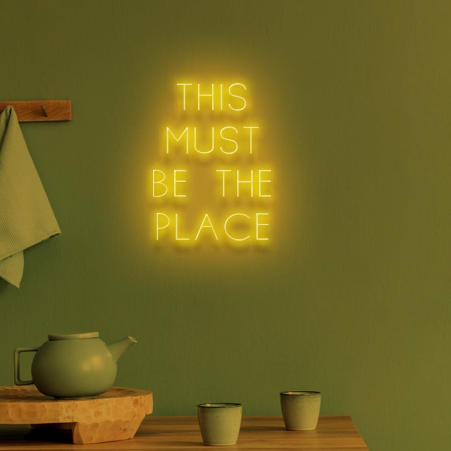 This Must Be The Place Neon Confirmation Of Belonging | Shineneon