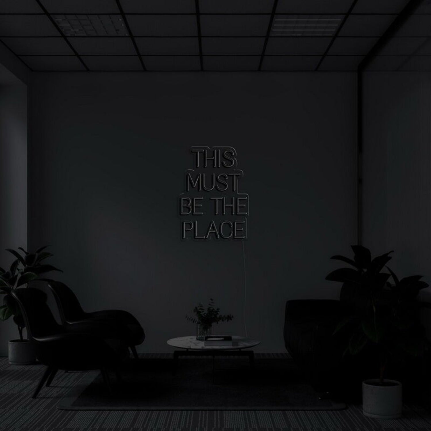 This Must Be The Place Neon Quotes Led Neon Sign - Shineneon