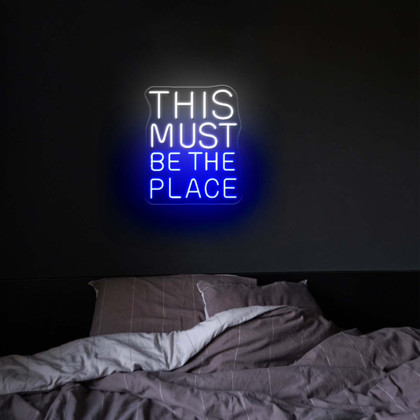 This Must Be The Place Neon Sign Housewarming Neon Led Lights