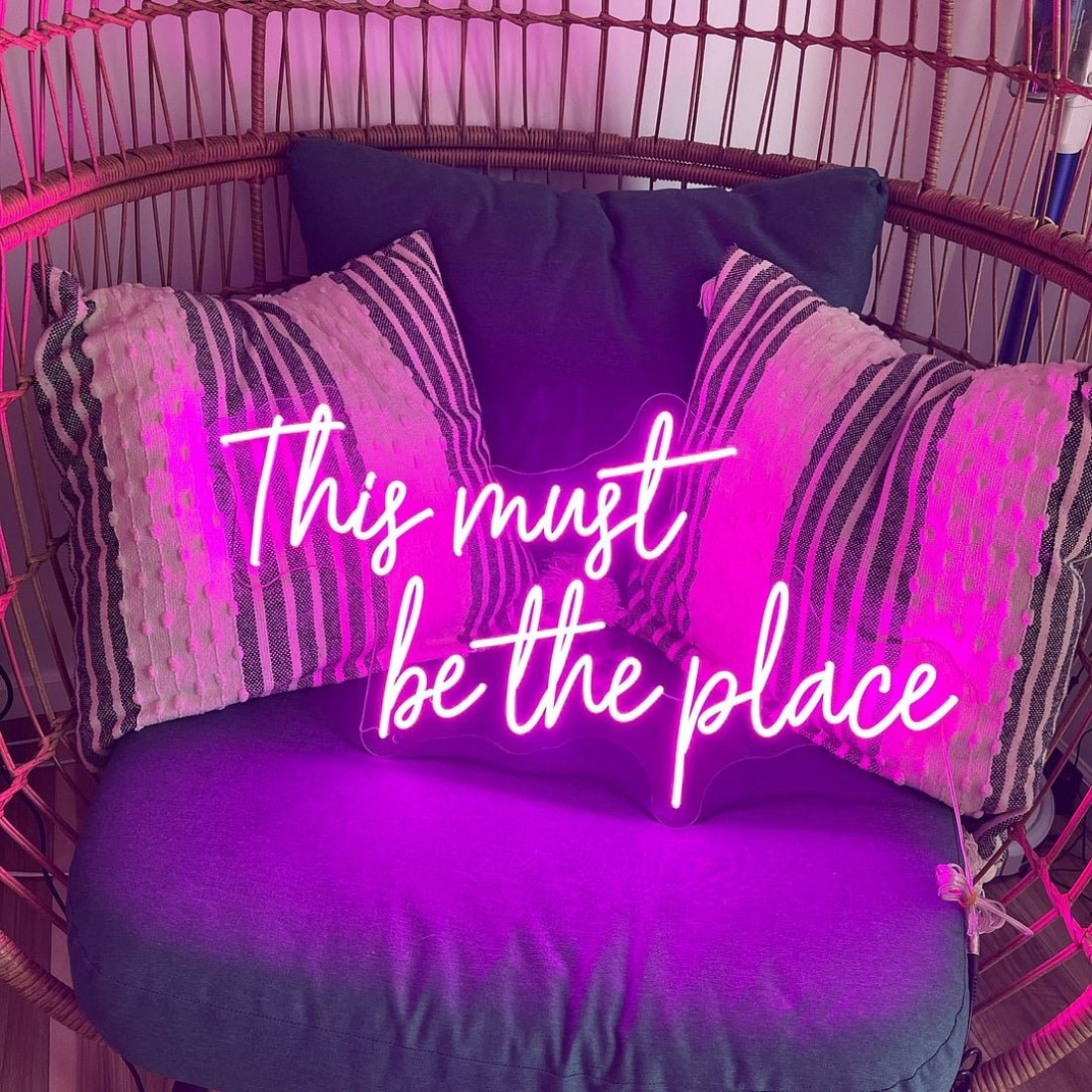 This Must Be The Place Neon Sign Led Sign For Bedroom - Shineneon