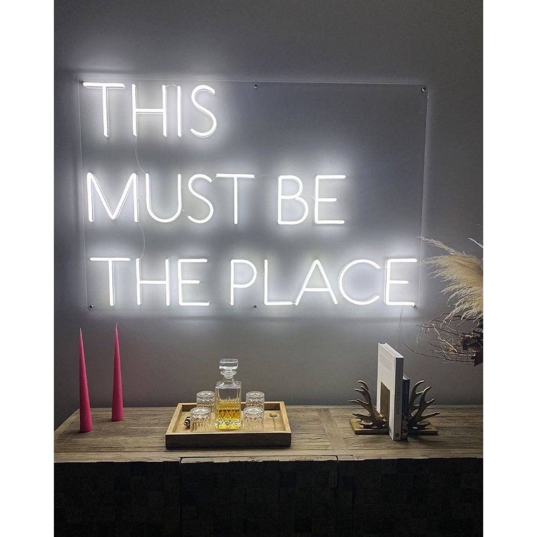 This Must Be The Place Neon Sign Led Sign Wall Art - Shineneon