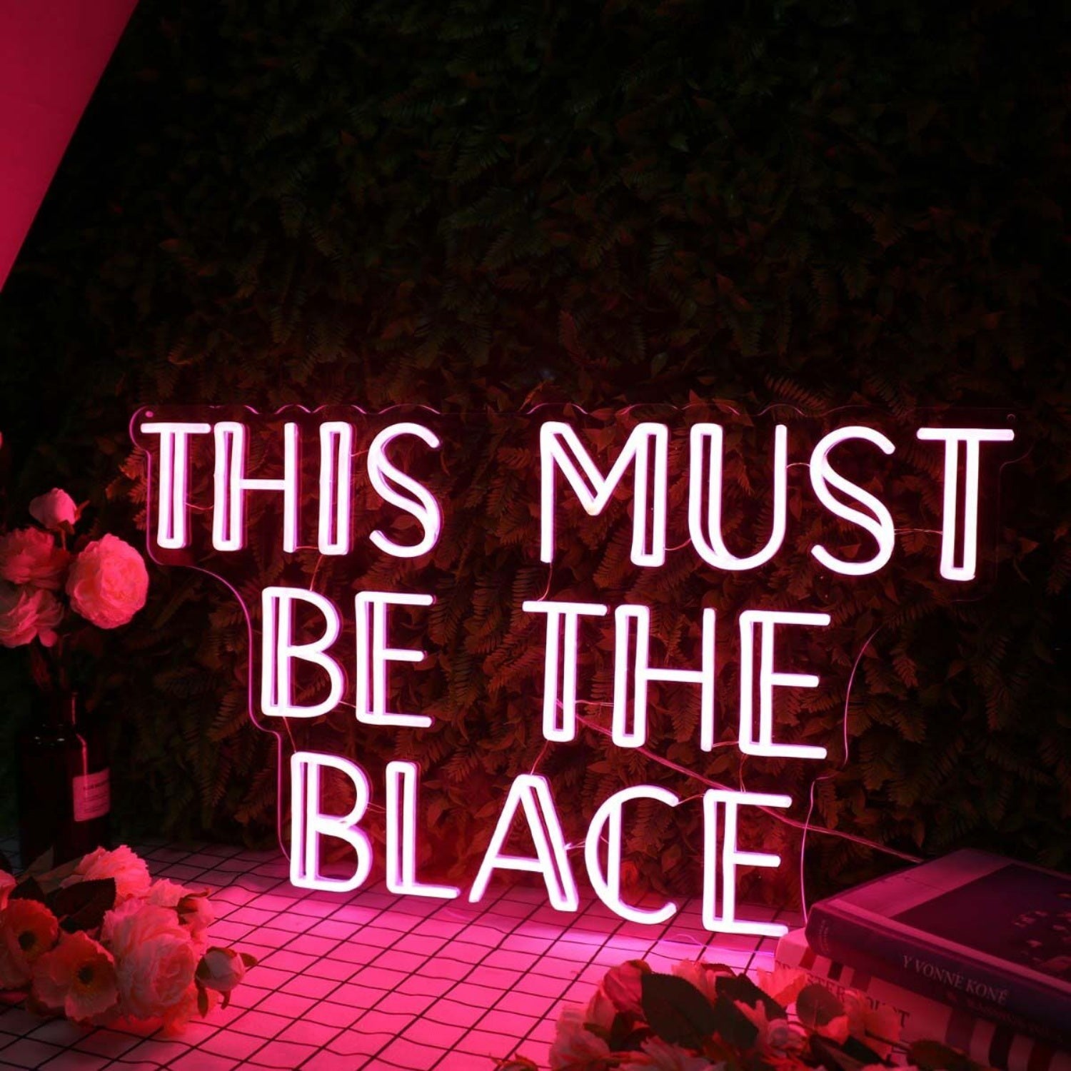 This Must Be The Place Red Led Neon Sign - Shineneon