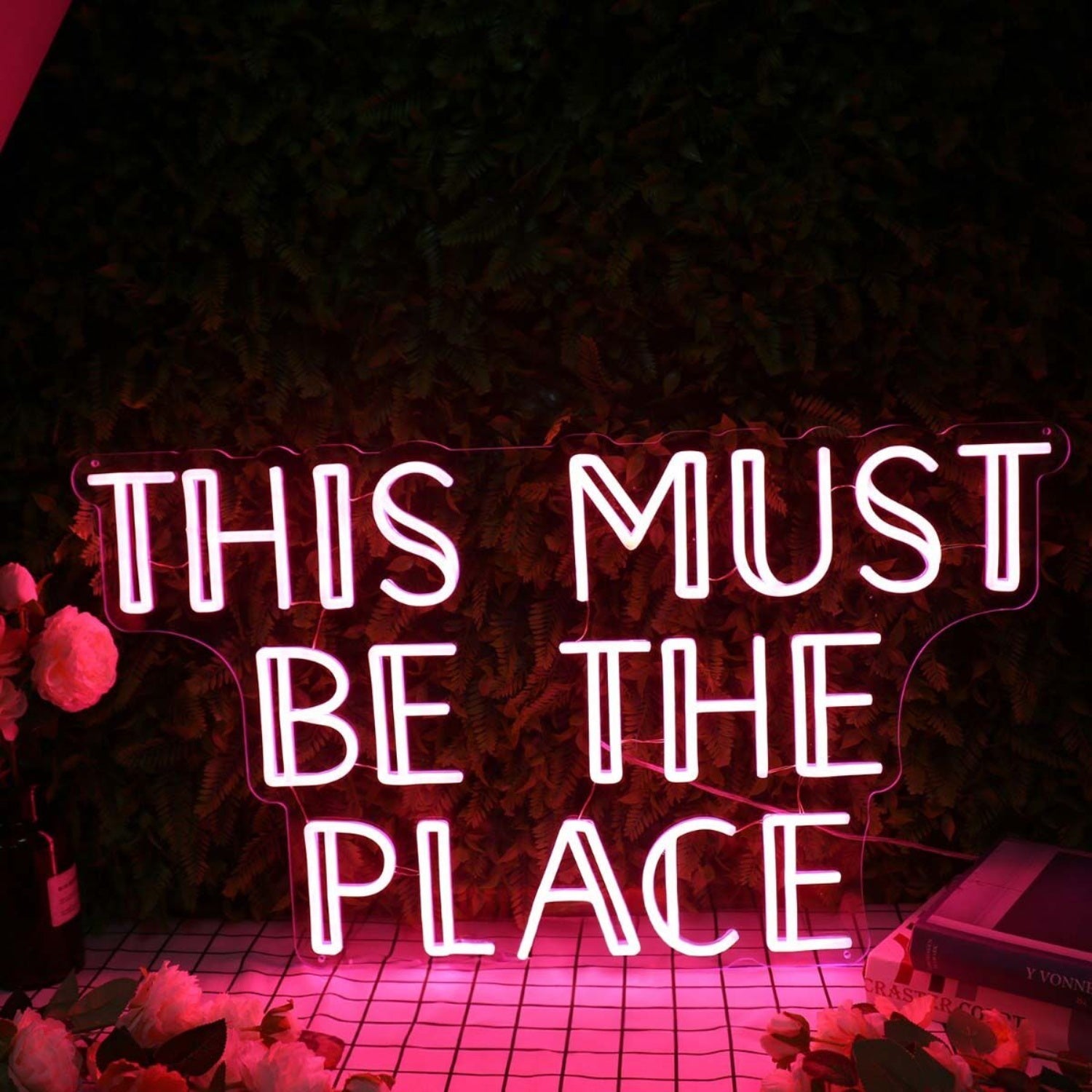 This Must Be The Place Red Led Neon Sign - Shineneon