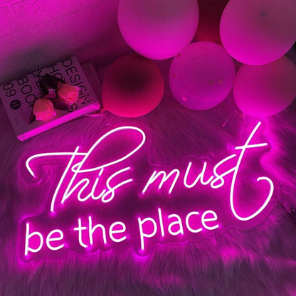 This Must Be The Place Sgin Led Neon Sgin - Shineneon