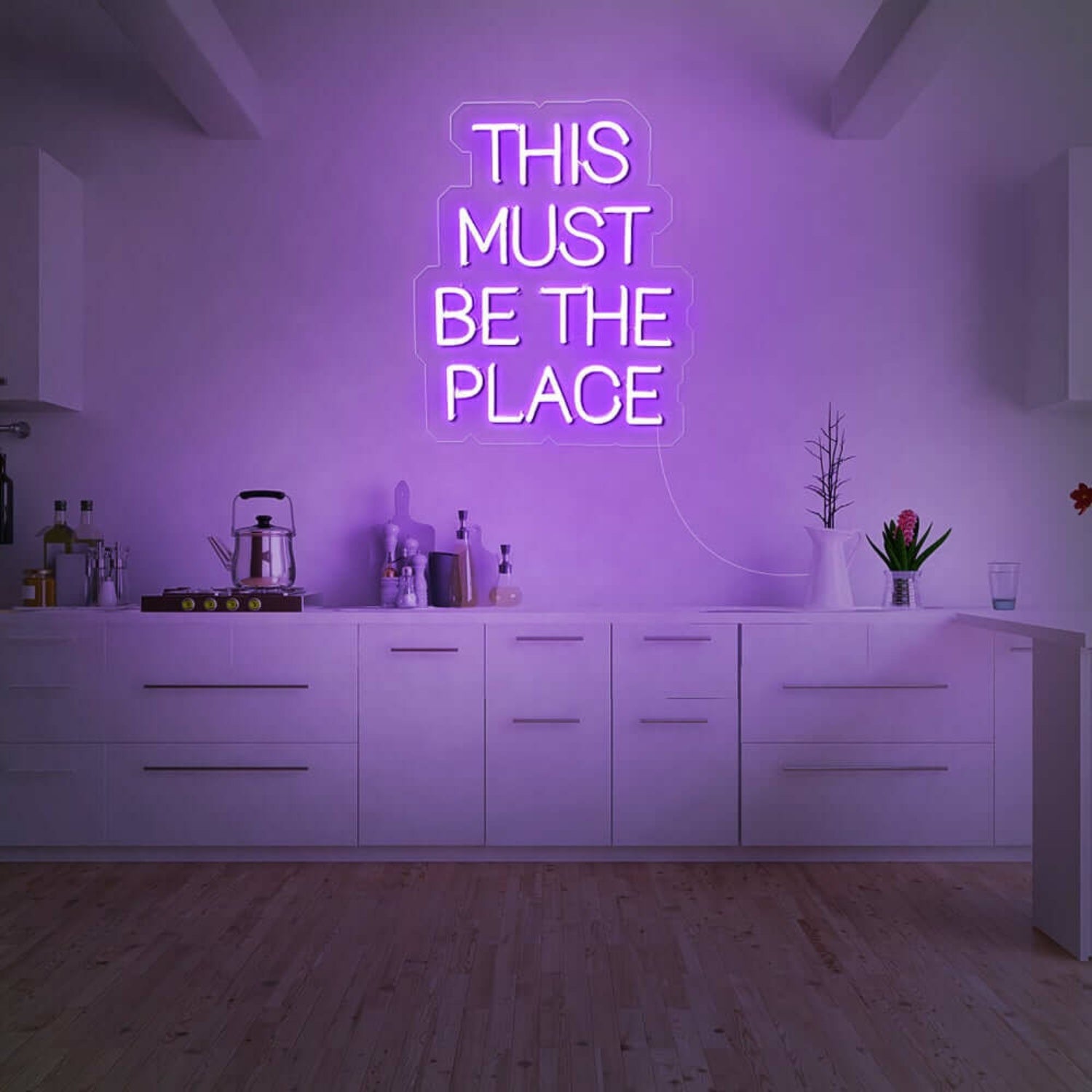 This Must Be The Place V3 Neon Sign V2 For Fun Spaces | Shineneon