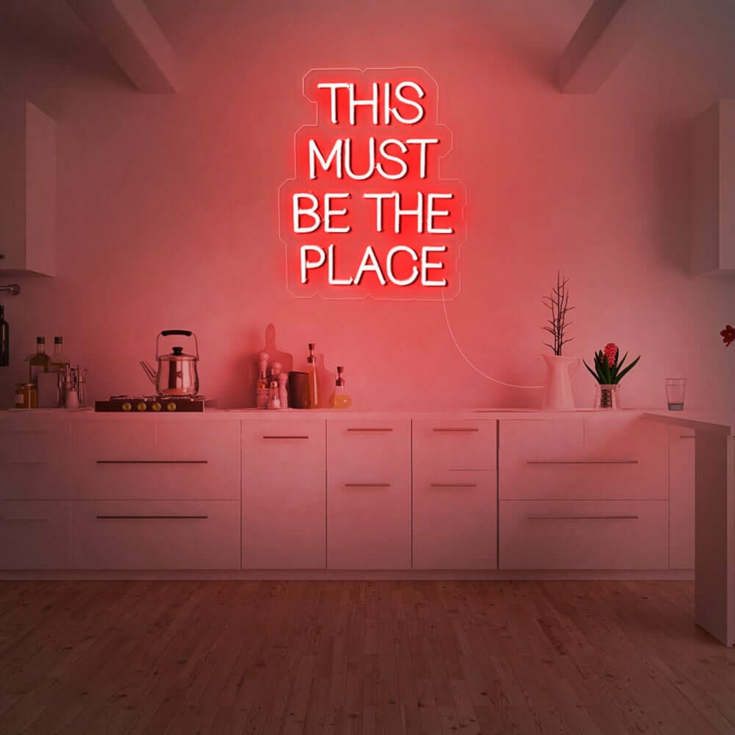 This Must Be The Place V3 Neon Sign V2 For Fun Spaces | Shineneon