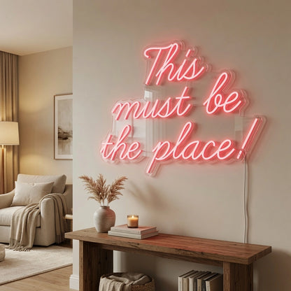 This Must Be The Place Wall Art LED Neon Sign - 02 High-Converting Product Image