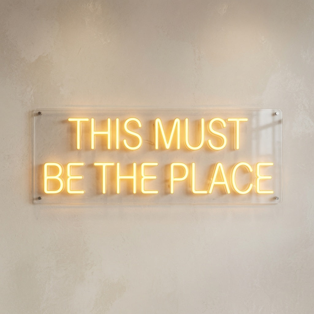 This Must Be The Place Wall Decor Sign LED Neon Sign - 02 High-Converting Product Image