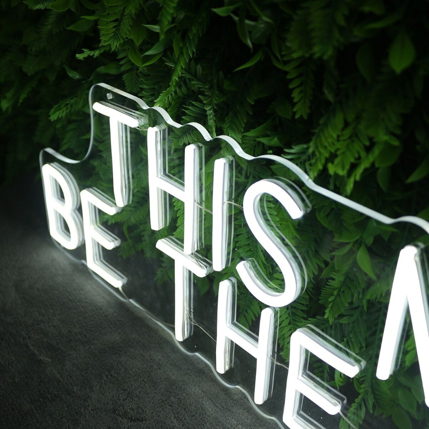 This Must Be The Place White Led Neon Sign - Shineneon