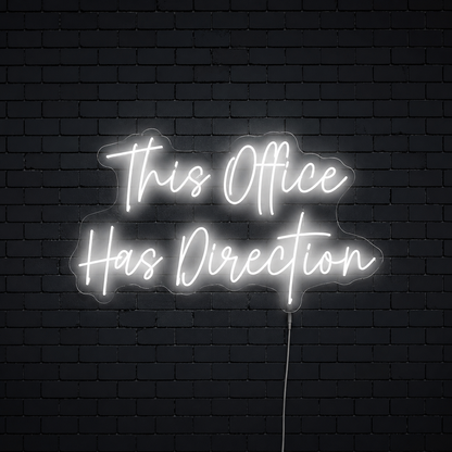 This Office Has Direction LED Neon Sign - 01 Original Product Image
