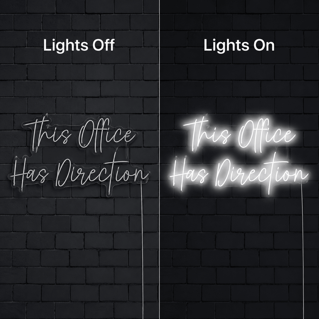This Office Has Direction LED Neon Sign - Shineneon