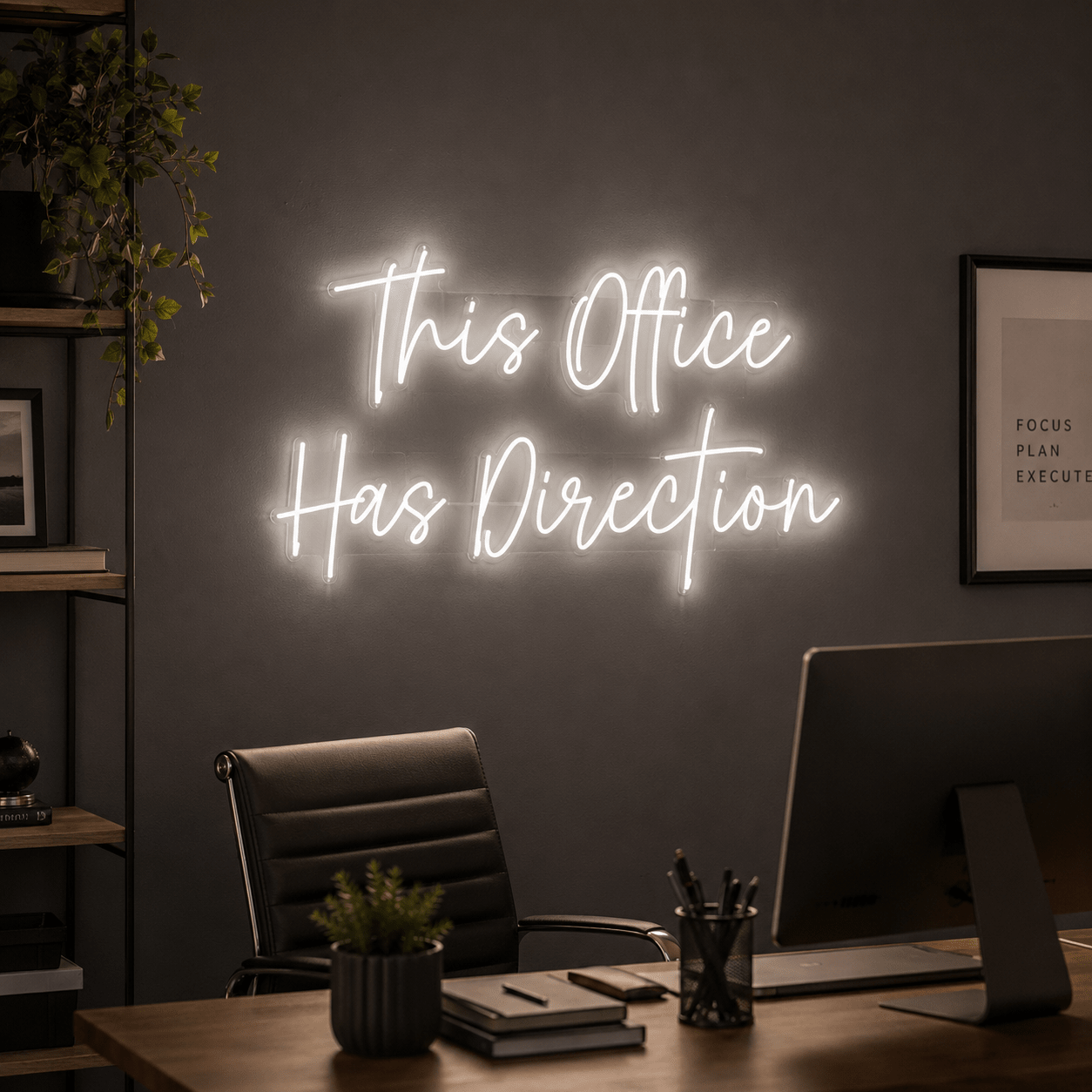 This Office Has Direction LED Neon Sign - Shineneon