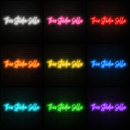 This Studio Sells LED Neon Sign - 05 Color Grid