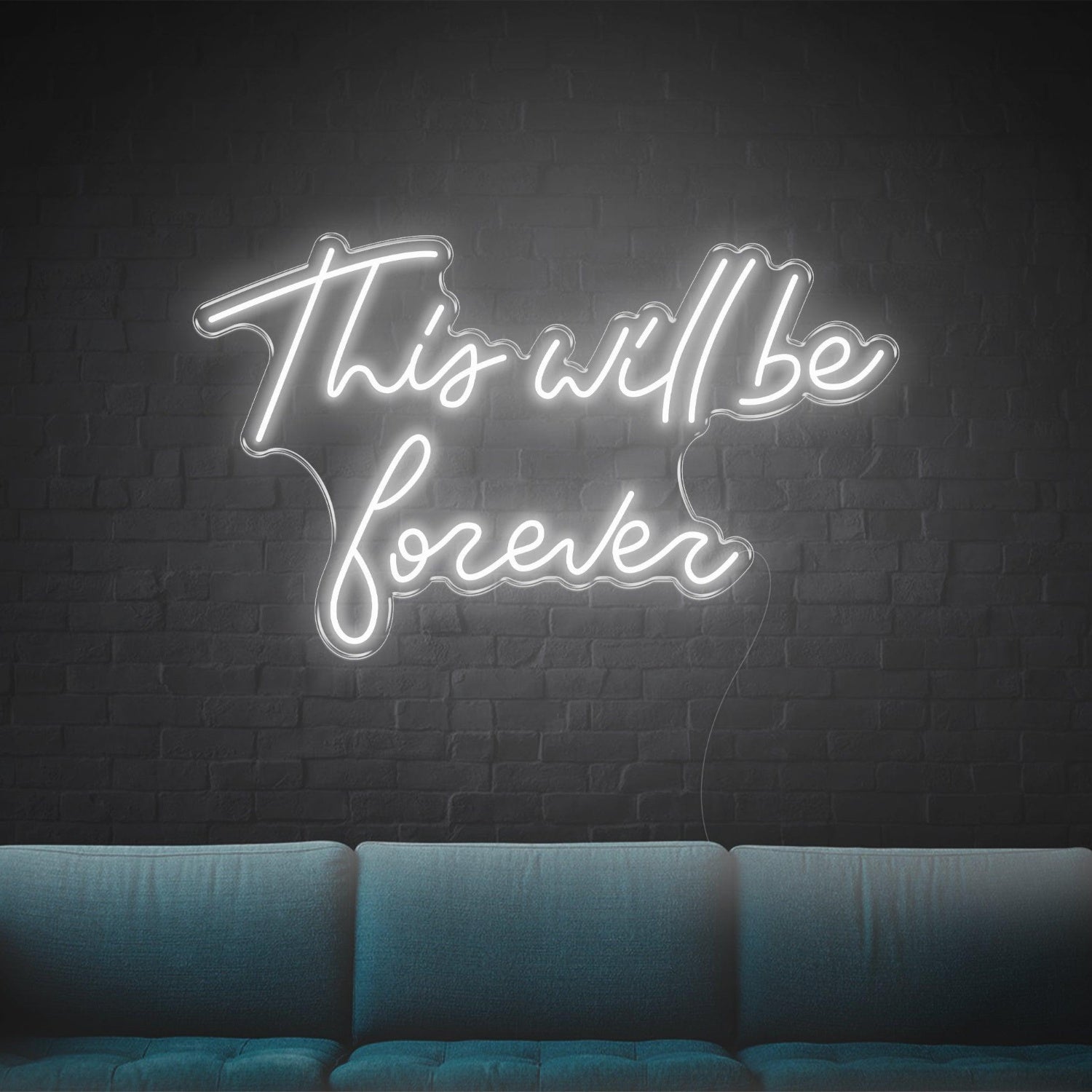 This Will Be Forever Purple Led Neon Sign For Home Wall Decor | Shineneon